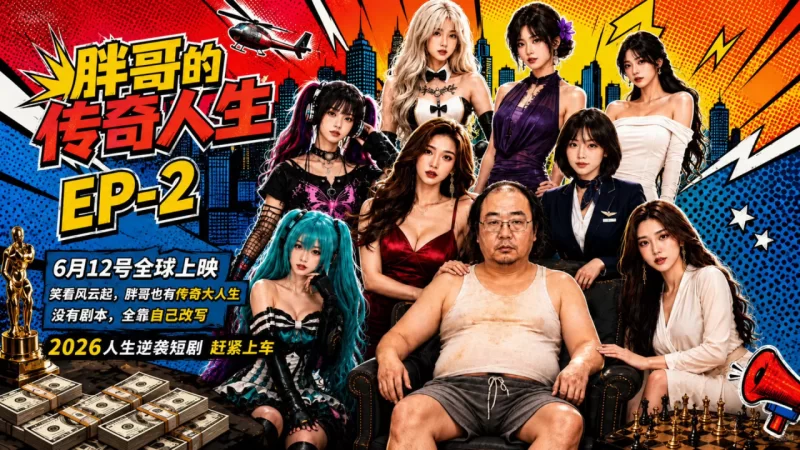 [补档]AI真人短剧 《胖哥的传奇人生》第1~4集 CV中配 [4V+493M][百度盘]