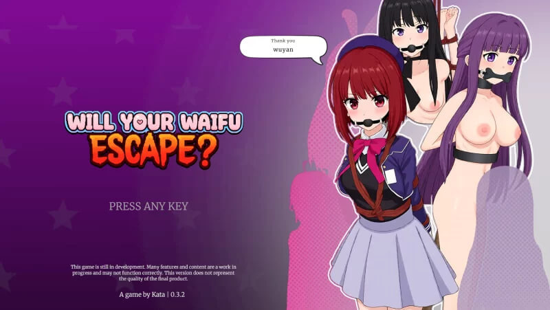 [3D官中PC动态步兵]你的纸片人老婆会逃出去吗？Will Your Waifu Escape   v0.5.2 Public [FM /BD 2.5G]