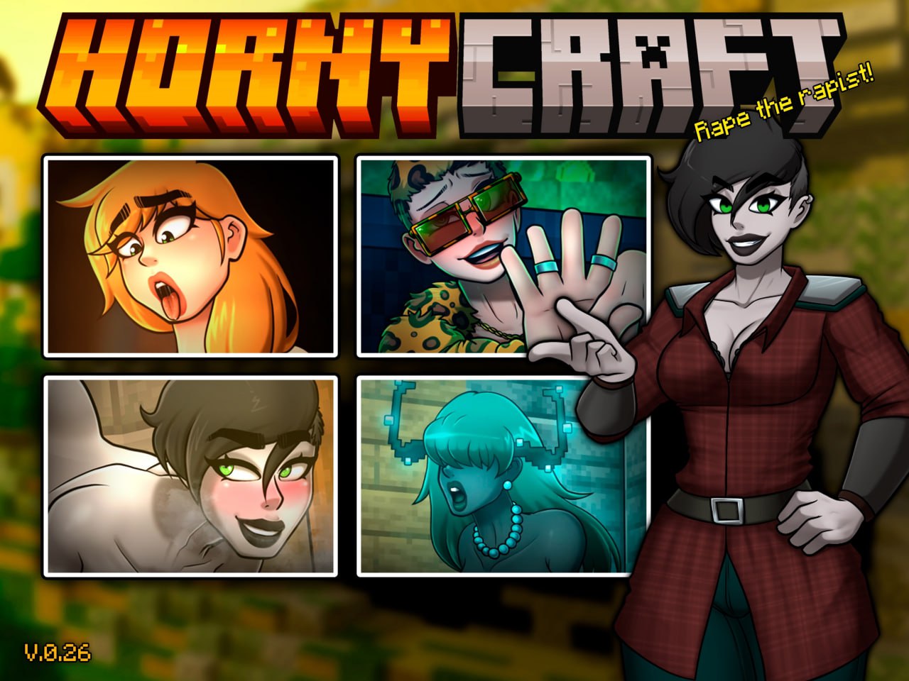 [SLG汉化PC安卓巨乳]我的世界模拟器：我的湿界 Hornycraft v0.33  [FM/BD 4G]