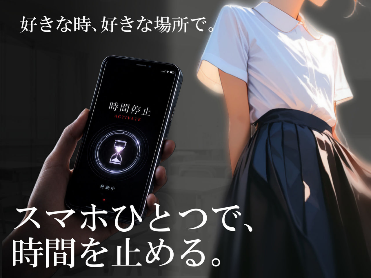 [ADV日文PC动态]在时间停止的学校里2（游戏版）時が止まった学校で2（ゲーム版）  [FM/BD 2.2G]