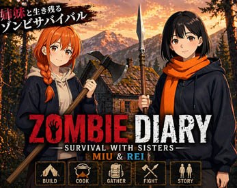 [SLG汉化PC安卓]僵尸日记：与美羽&玲两姐妹的末日求生  Zombie Diary Survival with Sisters Miu & Rei  v1.07 [FM/BD 1.4G]
